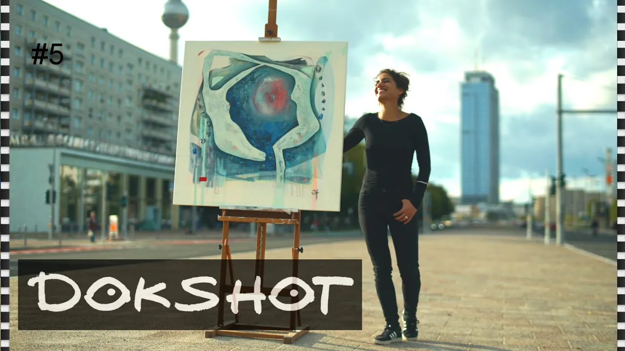DOKSHOT documentary production Munich – camera crew Germany filming artist Deniz Hasenöhrl for black@white media
